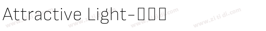 Attractive Light字体转换